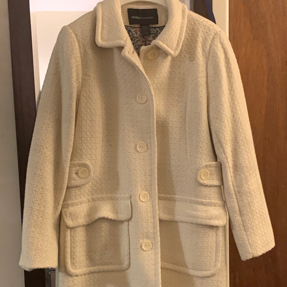 Off-white peacoat